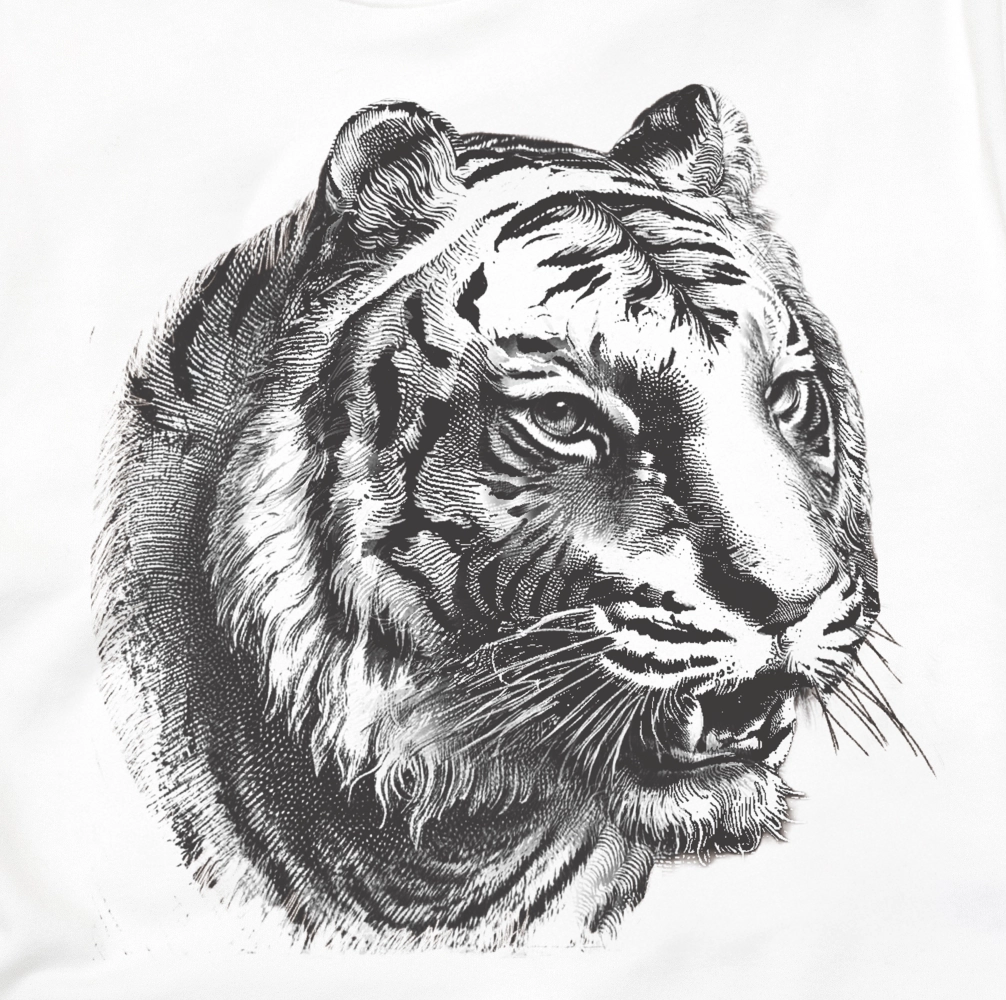 tiger-head / SWEAT（ディテール）