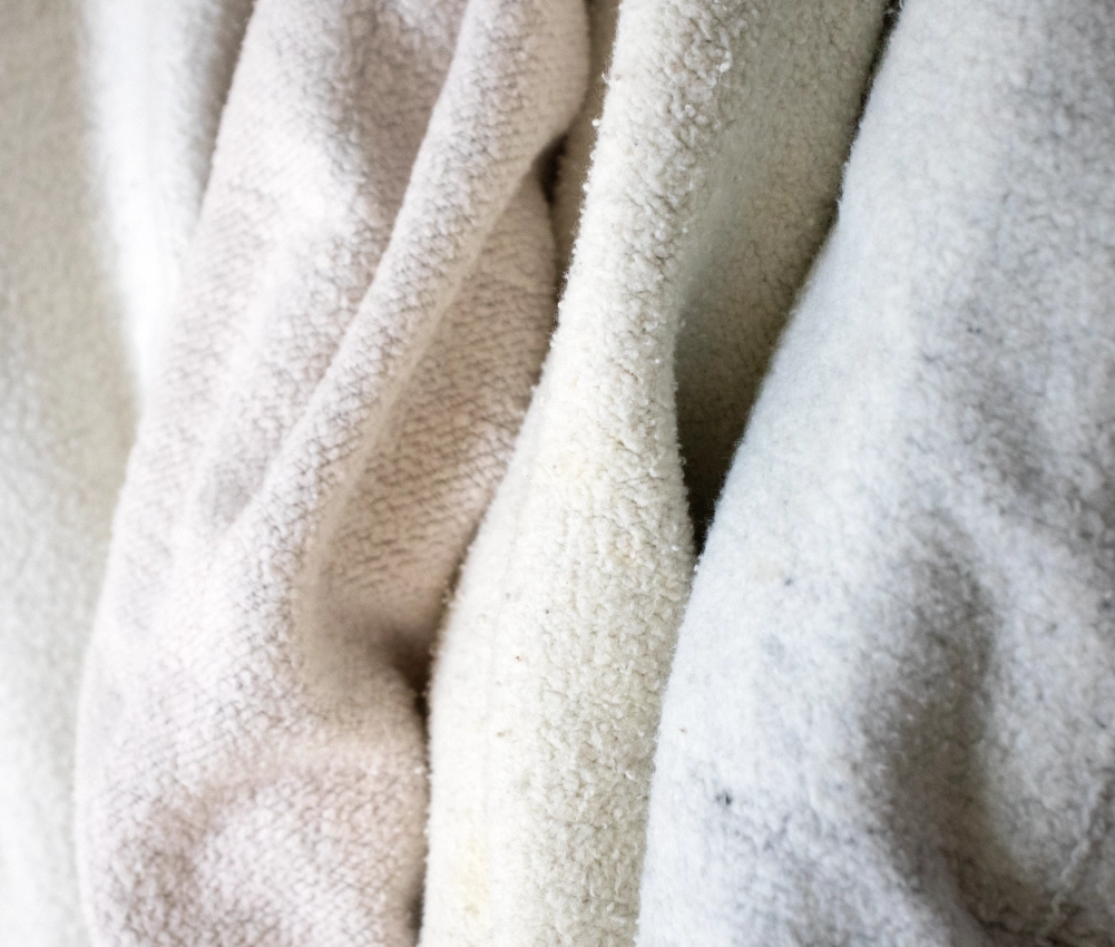 ヴィンテージスウェット生地の裏側
