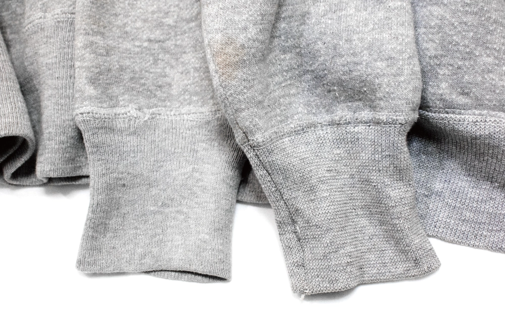 基本リブのヴィンテージスウェット